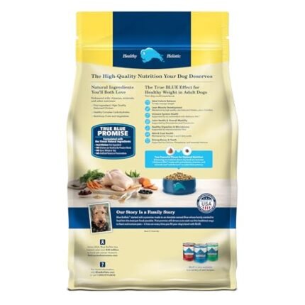 Blue Buffalo Life Protection Formula Natural Adult Healthy Weight Dry Dog Food, Chicken and Brown Rice 15-lb