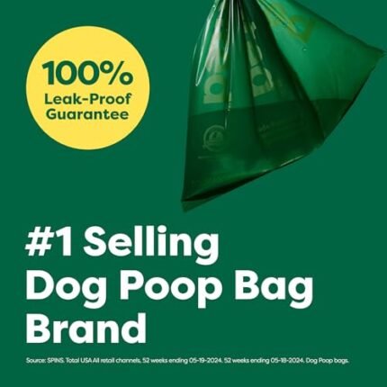 Earth Rated Dog Poop Bags, Guaranteed Leak Proof and Extra Thick Waste Bag Refill Rolls For Dogs, Lavender Scented, 270 Count