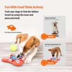 knitly Dog Puzzle Toys for IQ Training & Mental Enrichment, Interactive Dog Toys for Large Medium Small Dogs，Dog Treat Puzzle Dispensing Slow Feeder with Squeaky Design for...