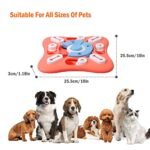 knitly Dog Puzzle Toys for IQ Training & Mental Enrichment, Interactive Dog Toys for Large Medium Small Dogs，Dog Treat Puzzle Dispensing Slow Feeder with Squeaky Design for...