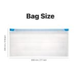 Neakasa Replaced Waste Bags-2 Rolls, Cat Litter Waste Receptacles Bags for M1 Open-Top Self-Cleaning Cat Litter Box